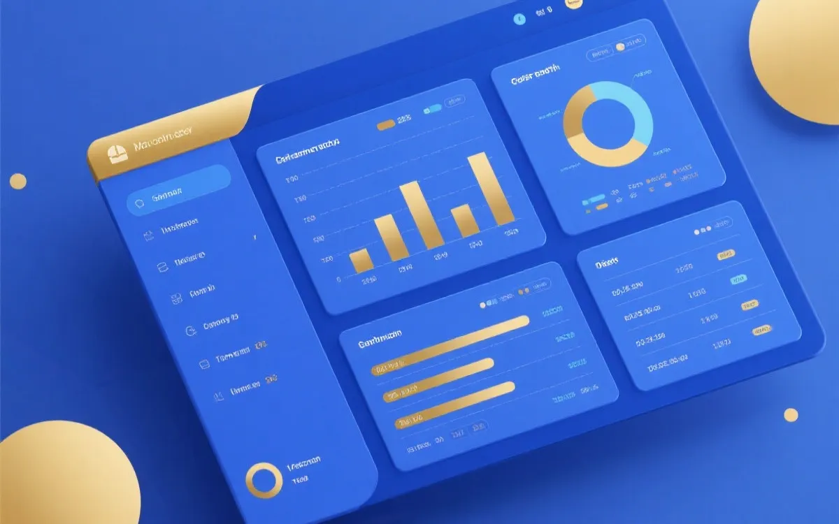 数据看板示意图